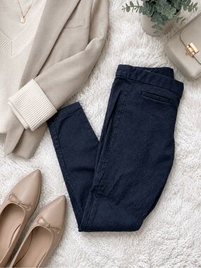 Khakis By Gap Super Skinny Pants in Charcoal Gray